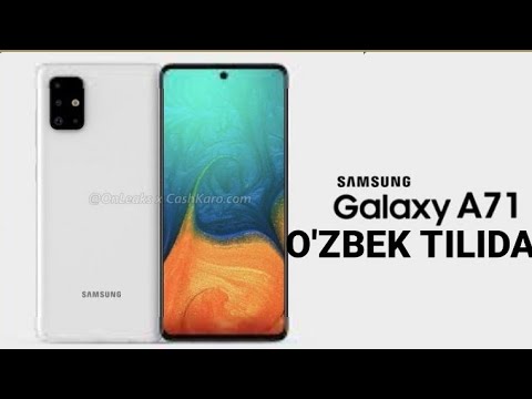 SAMSUNG GALAXY A71 VA  GALAXY A LINEYKASINIG  2020- YILDA CHIQADIGAN SMARTFONLARI