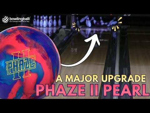 bowlingball.com Storm Phaze II Pearl Bowling Ball Reaction Video Review