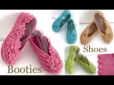 Zapatos Bonitos Pantuflas tamaño Adulto Todas las tallas tejido de cuadrado a Crochet