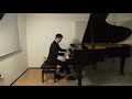 SICHEN MAO：Chopin Etude Op 10 No. 5 in G flat major