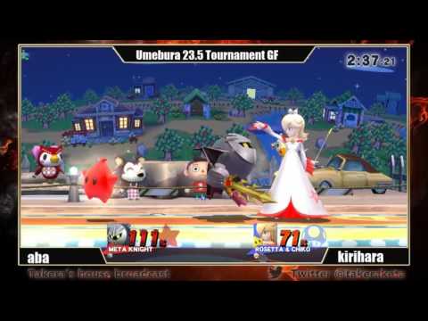Takera's House Tournament GF Abadango(Metaknight) vs Kirihara(Rosalina) 20160710