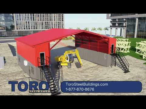 Toro Steel Buildings Newest Container Cover Innovation!