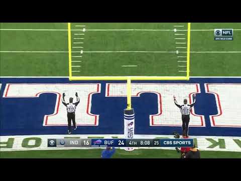 Tyler Bass Nails 54 Yard Field Goal | NFL Wild Card Round 2020-21