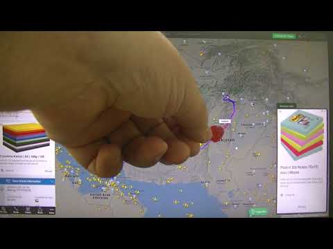 MongoTV_6850 - FlightRadar 24 - Del 12 - Flytrafik Over Afghanistan - Kabul Indtages