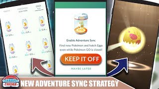HOW TO TRIGGER EGG HATCHING ON COMMAND! NEW ADVENTURE SYNC HATCH STRATEGY | POKÉMON GO