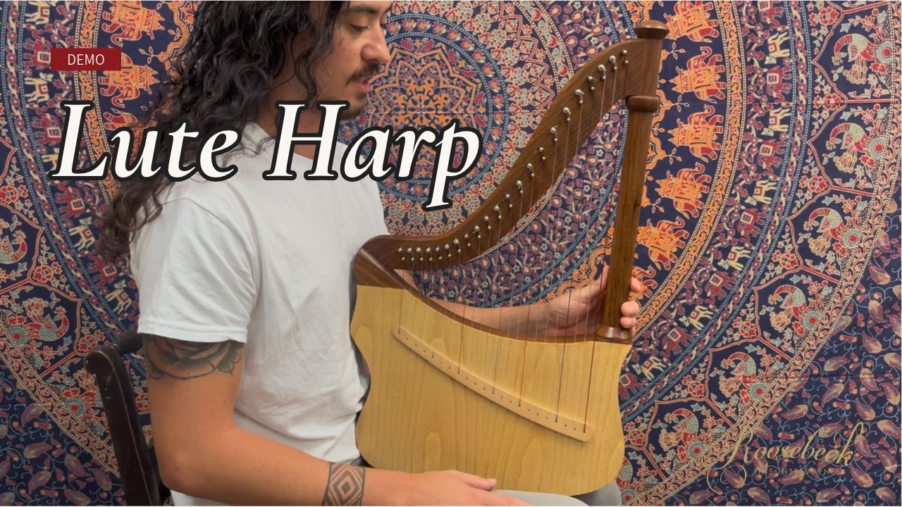 Roosebeck Lute Harp, 22-String Lap Harp