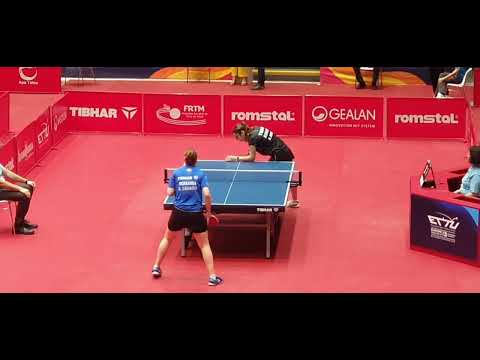 Top 10 Europa 2023 U19, Elena Zaharia vs Bianca Mei-Roșu