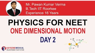 [Day 2]NEET Physics- Video Lecture On Velocity, Equation of Motion by Pawan Sir |  Kaysons Education