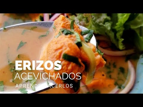 Erizos acevichados en Santo Domingo Erizos acevichados en Santo Domingo