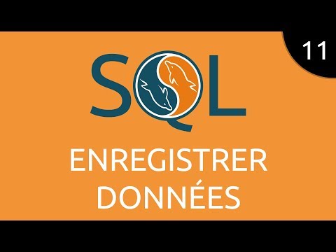 SQL 11 enregistrer données