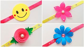 4 Easy & Beautiful Rakhi For School Competition • Handmade Rakhi Idea From Paper • how to make rakhi