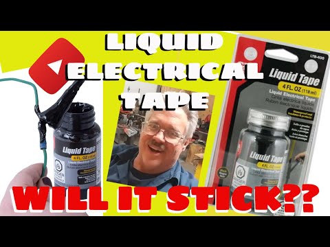 LIQUID ELECTRICAL TAPE. First time giving it a try.