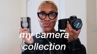 my HUGE camera collection | film, digital, camcorder, SLR + action cameras