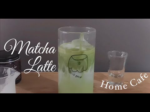 Home Cafe 🏠☕️ Pouring #asmr , Matcha Latte ✨🍵#asmrsounds #malaysia #asmrvideo #pouring