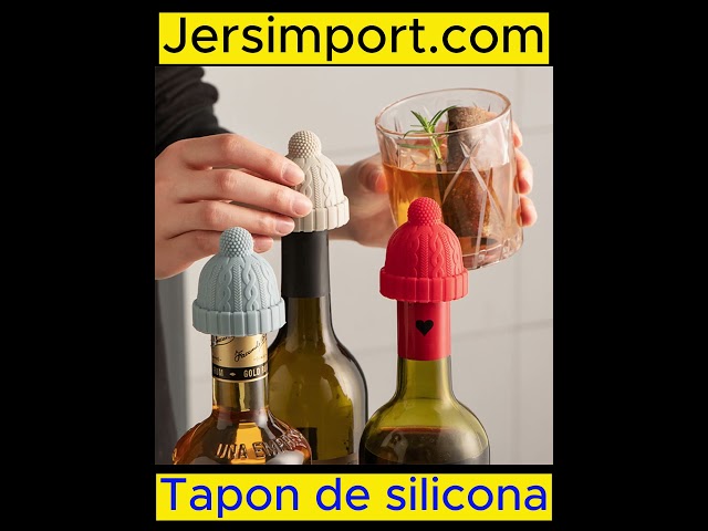 Vídeo relacionado con 4 cierres de silicona para botella, adaptador antigoteo, accesorio a prueba de fugas, accesorio de repuesto para botellas, accesorio para botellas para niños, tapón universal