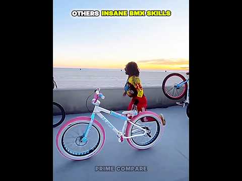 Normal skill Vs King of BMX Skills💀