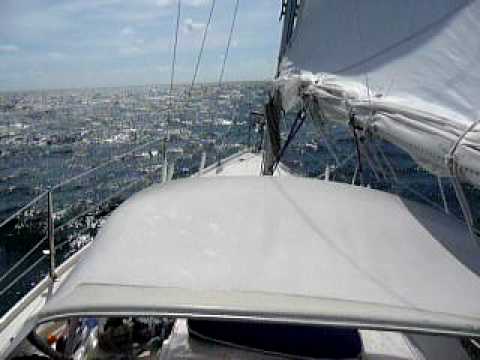 Ostsee vor Malmö bei 5-7 Beaufort