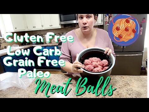 The Best Gluten-Free, LOW CARB, Paleo, MeatBalls Without Breadcrumbs | Quick and easy Dinner Idea