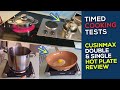 Cusimax Hot Plate Reviews Cook Tests Electric Single Double Burner Hot Plates