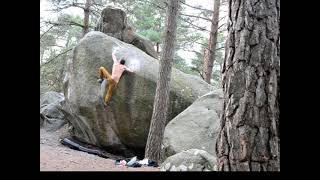 Video thumbnail: Karma, 8a+. Fontainebleau