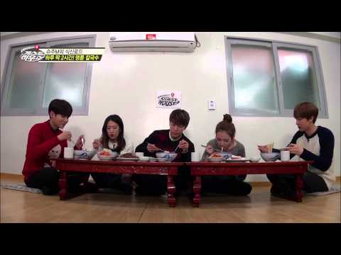 [HD] 141213 SJM Guesthouse -  EUNHAE at Noodle restaurant