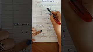 Energy Stored in a Capacitor #physics #class12 #capacitor