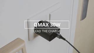 Trust Qmax Snellader 30W USB + USB-C Oplader met Power Delivery Zwart Opladers