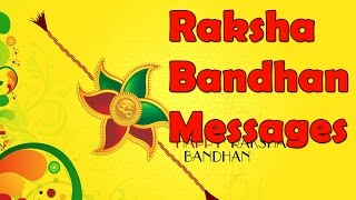 Happy Raksha Bandhan wishes, greetings, Whatsapp Message from Sister to Brother
