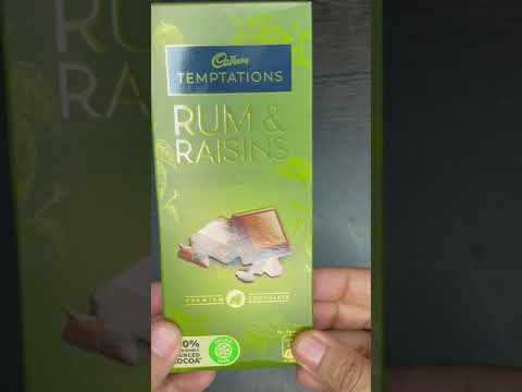 Cadbury Temptation Rum & Raisins | Chocolate | #shorts