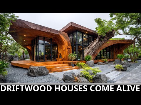 Driftwood House Design – When Time and Rivers Secretly Build a Home