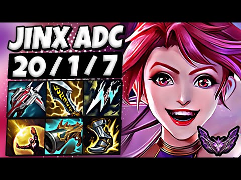 Jinx vs Jhin ADC [ QuadraKill ] Patch 14.19 Korea Master ✅