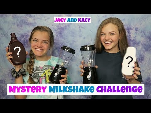 Mystery Milkshake Challenge ~ Jacy and Kacy Video