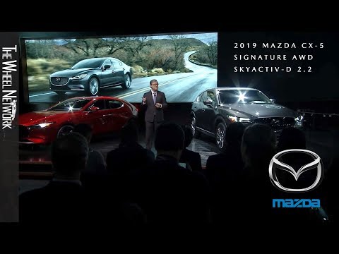 Mazda CX-5 Signature Skyactiv-D Reveal at the 2019 New York Auto Show
