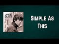 Jake Bugg - Simple As This (Lyrics)