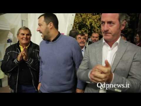 Codognè - Raduno della Lega Nord: gli interventi di Matteo Salvini e Luca Zaia