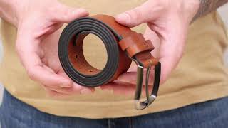 Ремінь чоловічий Grande Pelle 00244 рудий