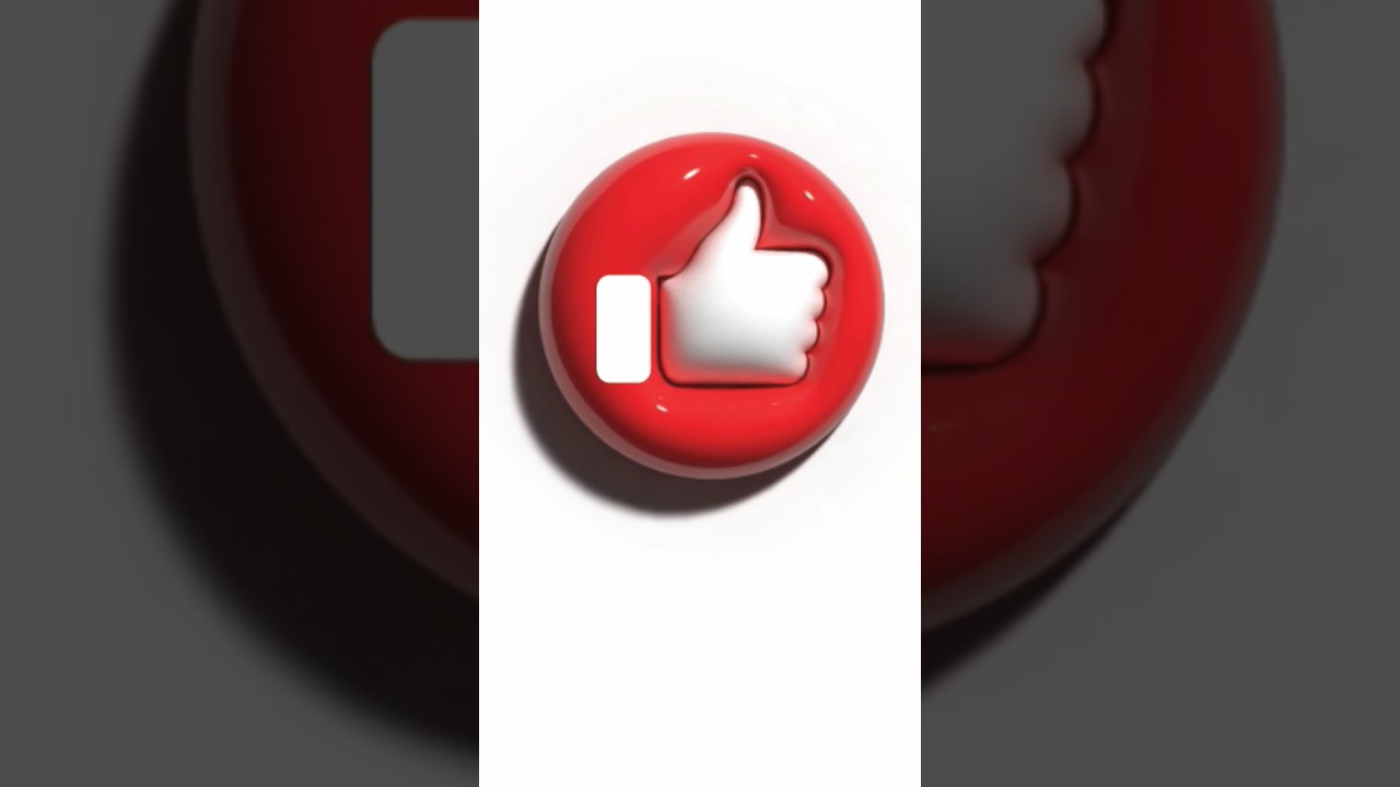 3D like button😮 #illustrator #tutorial #3d