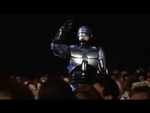 Pee-wee Herman, RoboCop and ED 209 at the Oscars