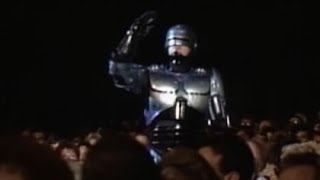 Pee-wee Herman, RoboCop and ED 209 at the Oscars