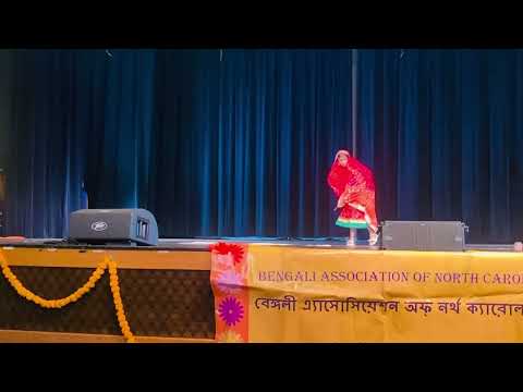 Srijoni dressed up to represent Bihar for the children’s fashion show