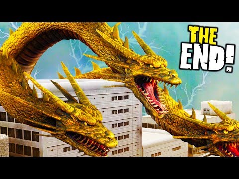 DESTROYING Godzilla With King Ghidorah FULL POWER (Godzilla PS4)