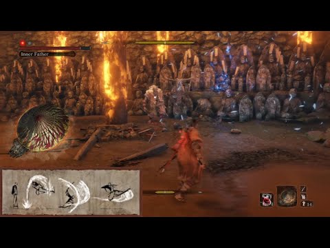 Sekiro - Inner Father - NG+7, Charmless/Bell Demon, No Damage