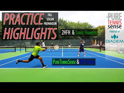 5.0+ Doubles Tennis Highlights  |  PureTennisSense & Partner VS 2HFH & Tennis Hammers  |  60fps
