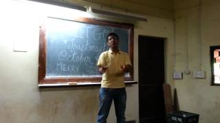 NIT Goa Toastmasters Club 3rd meeting - Devesh @ Table Topics Session