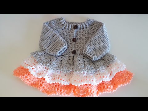 Crochet #25 How to crochet a layered cardigan PART2