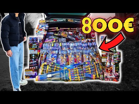 XXL 800€ Silvester Feuerwerk EINKAUFSTOUR 2023/24!🔥