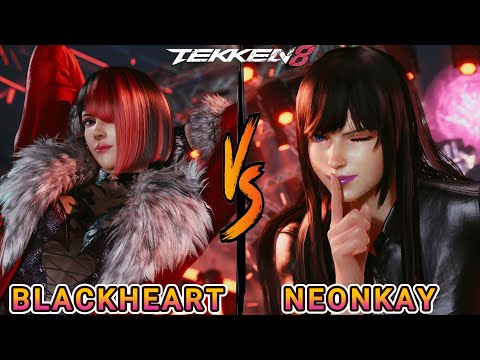 🖤 Blackheart (Anna) vs Neonkay (Lili) | Tekken 8 Femme Fatale Face-Off!