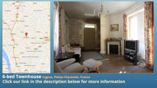 6-bed Townhouse for Sale in Cognac, Poitou Charentes, France on frenchlife.biz