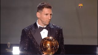 LEO MESSI WINS 7TH BALLON DOR (BALLON DOR 2021) 7�