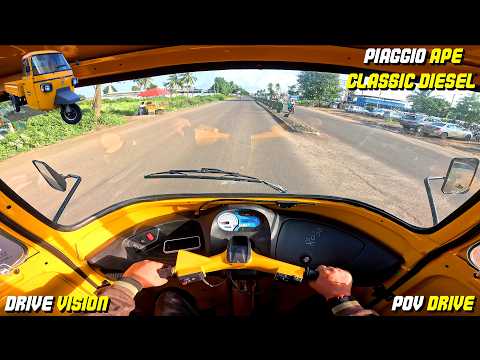 Thumbnail for PIAGGIO APE CLASSIC DIESEL : POV DRIVE | The Best Cargo Mini Drive | #piaggio #ape #povdrive #asmr by Piaggio